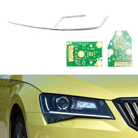 Led DRL modulo & DRL Tube per Skoda Superb 2016-2019 sinistro luce
