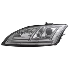 LED DRL xenon fari anteriori per Audi TT 8J (2006-2010) Indicatori di direzione dinamici sequenziali cromato