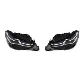 LED Set fari anteriori per BMW Serie 5 GT F07 2010-2015 per il modello con di serie xenon fari anteriori, sinistro