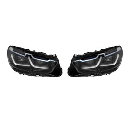 LED Set fari anteriori per BMW Serie 5 GT F07 2010-2015 per il modello con di serie xenon fari anteriori, sinistro