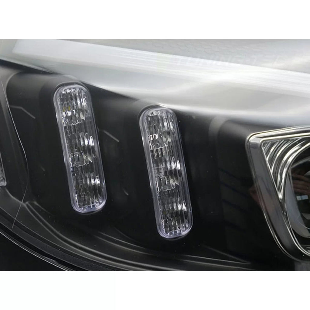 LED Set fari anteriori per Mercedes Classe C W205 2014-2018 con nero base, sinistro e destro, per il modello