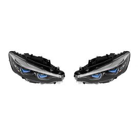 LED Set fari anteriori tipo X-laser per BMW Serie 4 F32, F33, F36 2013-2016 per modelli con di serie xenon fari