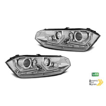 Carica l'immagine nel visualizzatore di Gallery, LED Set fari anteriori per VW Polo dal 2017, cromato base, sinistro e destro