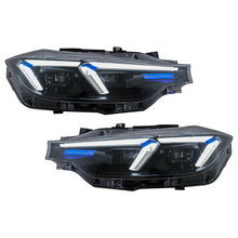 Fari anteriori LED per BMW Serie 3 F30 F31 berlina Touring (10.2011-05.2015) conversione allo stile G20 2024 design