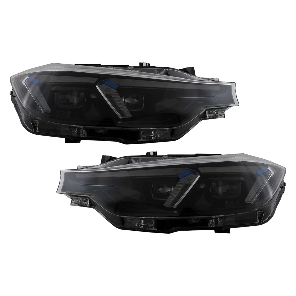 Fari anteriori LED per BMW Serie 3 F30 F31 berlina Touring (10.2011-2019) conversione allo stile G20 2024 design