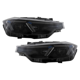 Fari anteriori LED per BMW Serie 3 F30 F31 berlina Touring (10.2011-2019) conversione allo stile G20 2024 design