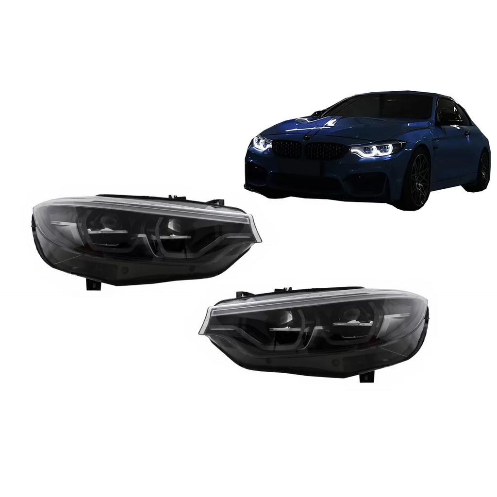 Fari anteriori LED per BMW Serie 4 F32 F33 F36 (2013-2019) conversione da HID a LED