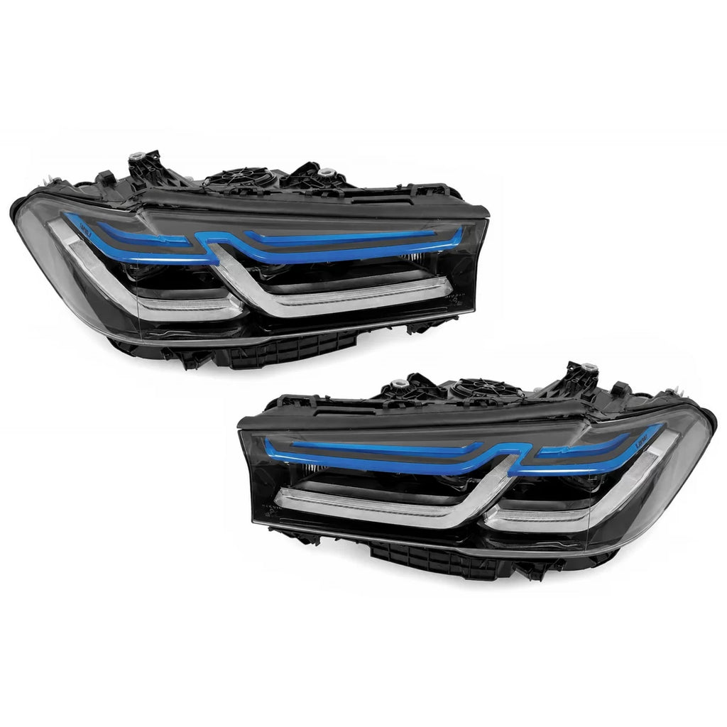Fari anteriori LED per BMW Serie 5 G30 berlina G31 Touring (2020 e successivi) LCI design