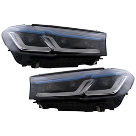 Fari anteriori LED per BMW Serie 5 G30 berlina G31 Touring (2017-2019) LCI design