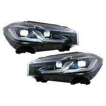 Carica l'immagine nel visualizzatore di Gallery, Fari anteriori LED per BMW X5 F15 (2013-2018) conversione da HID a LED nero