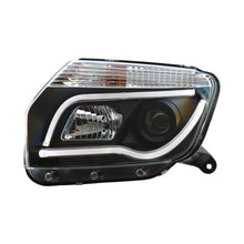 Carica l'immagine nel visualizzatore di Gallery, Fari anteriori LED per Dacia Duster I (2009-2014) a guida di luce Bar nero Edition
