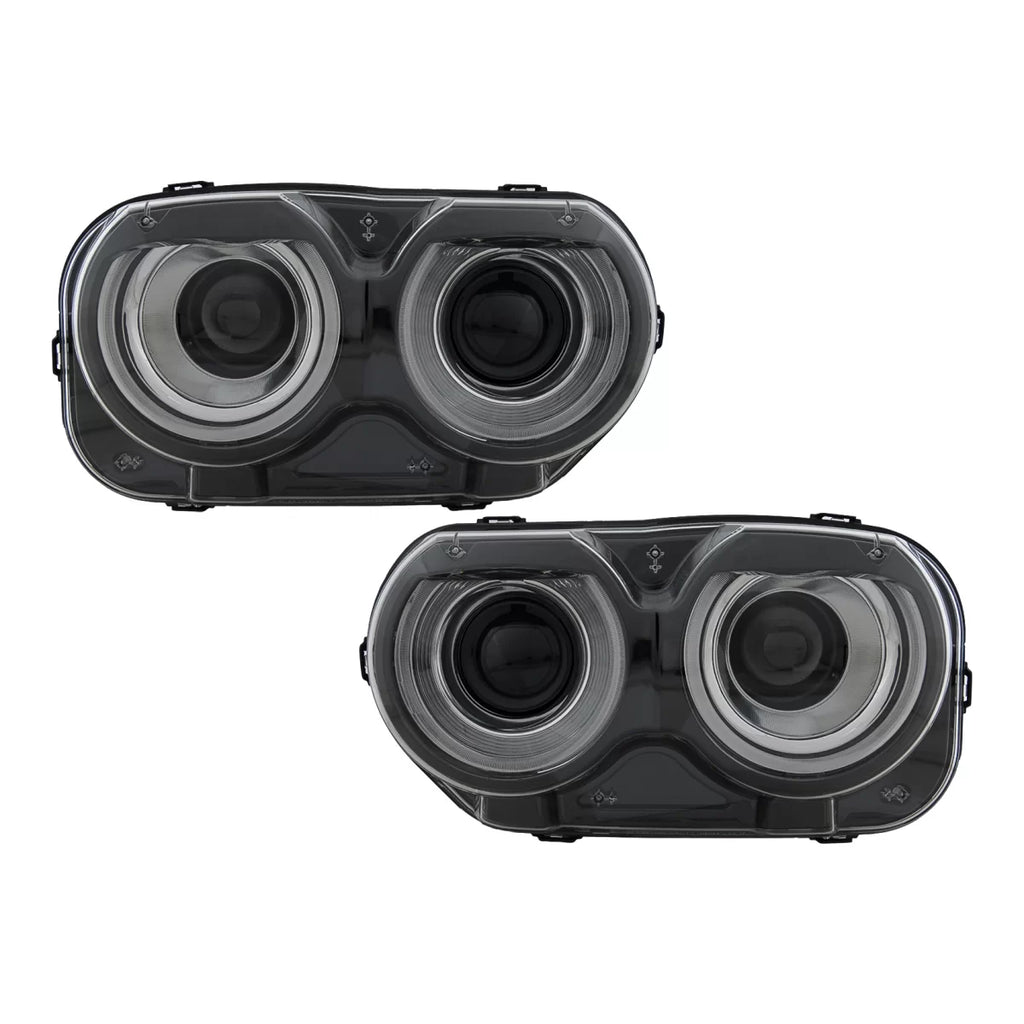 Fari anteriori LED per Dodge Challenger (2015-2023) nero