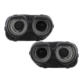 Fari anteriori LED per Dodge Challenger (2015-2023) nero RGB luci