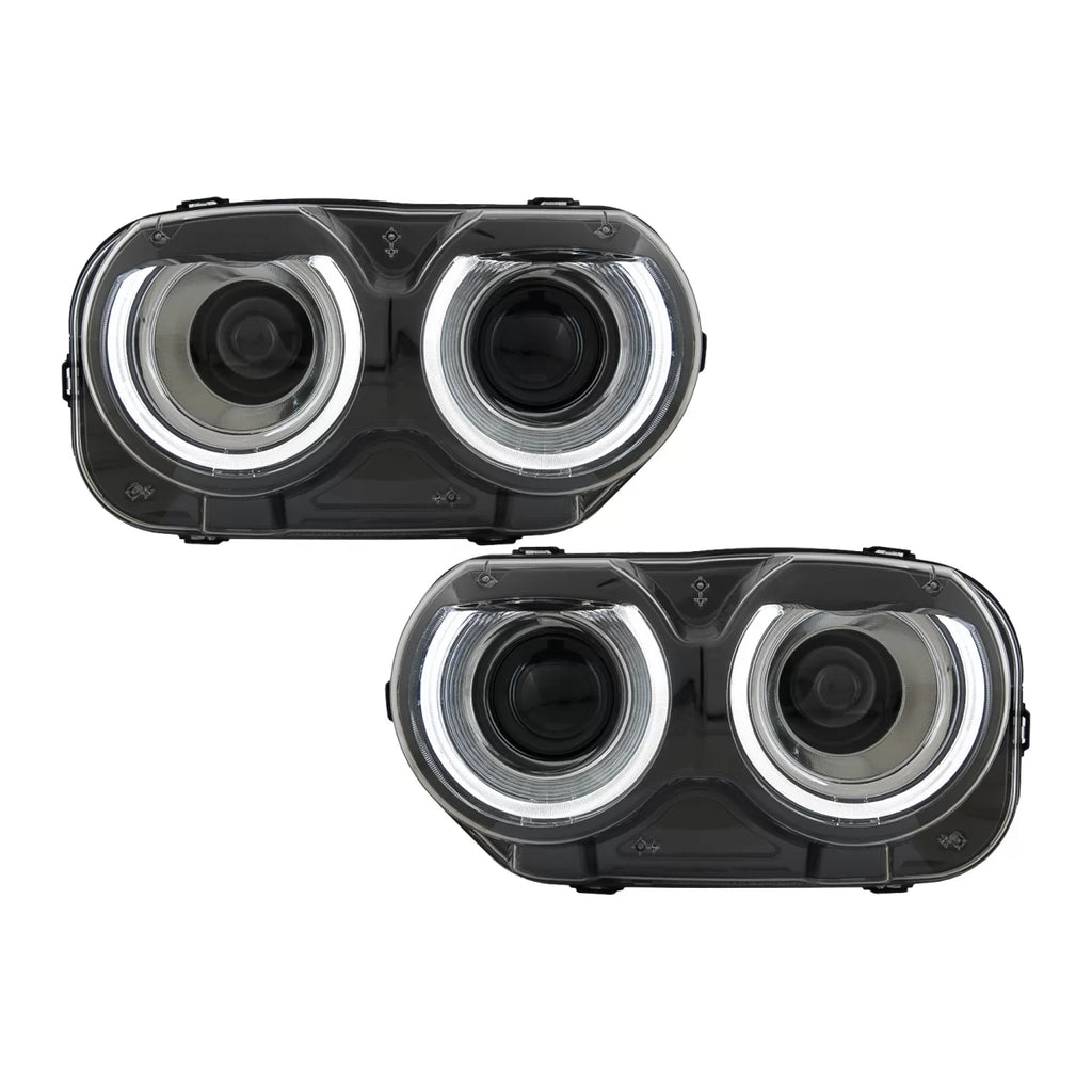 Fari anteriori LED per Dodge Challenger (2015-2023) nero