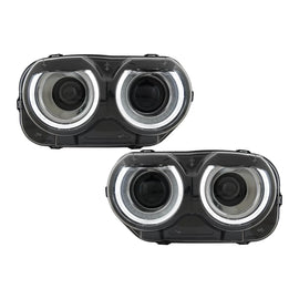 Fari anteriori LED per Dodge Challenger (2015-2023) nero