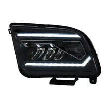 Fari anteriori LED per Ford Mustang V pre-restyling (2005-2009) nero dinamico sequenziale Indicatori di direzione