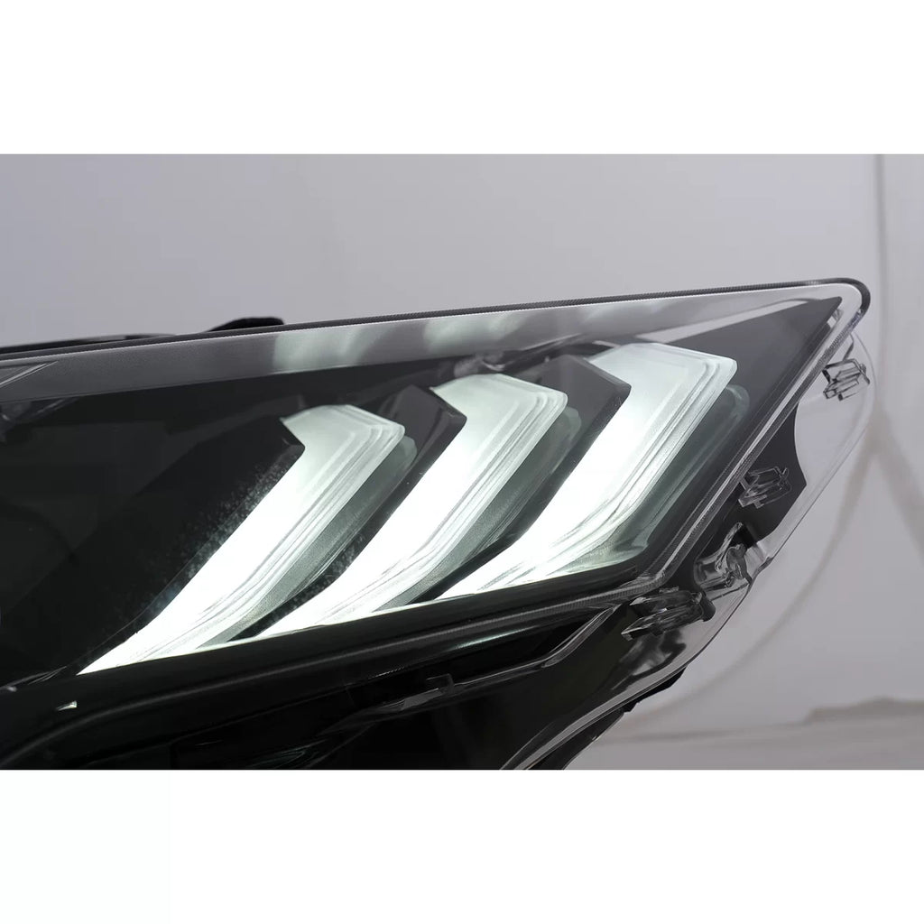 Fari anteriori LED per Ford Mustang VI restyling (2018-2022) nero dinamico Indicatori di direzione RGB DRL