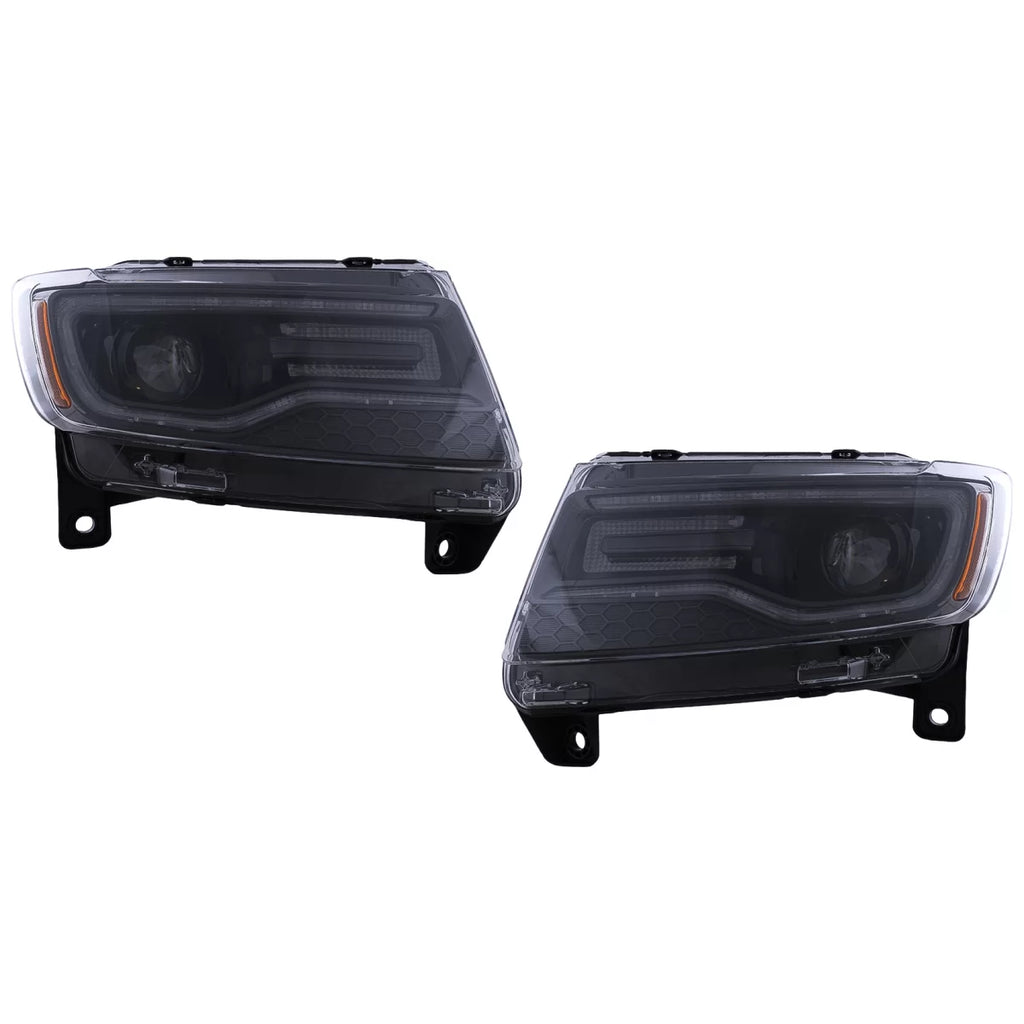 Fari anteriori LED per Jeep Grand Cherokee IV WK2 (2011-2013) dinamico Indicatori di direzione