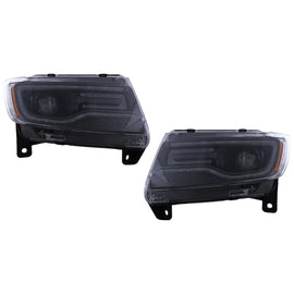 Fari anteriori LED per Jeep Grand Cherokee IV WK2 (2011-2013) dinamico Indicatori di direzione