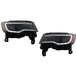 Fari anteriori LED per Jeep Grand Cherokee IV WK2 restyling (2014-2020) dinamico Indicatori di direzione e Start-in poi