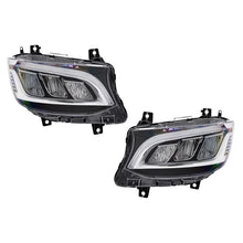 Fari anteriori LED per Mercedes Sprinter III W907 W910 (2019-2027) per alogeno