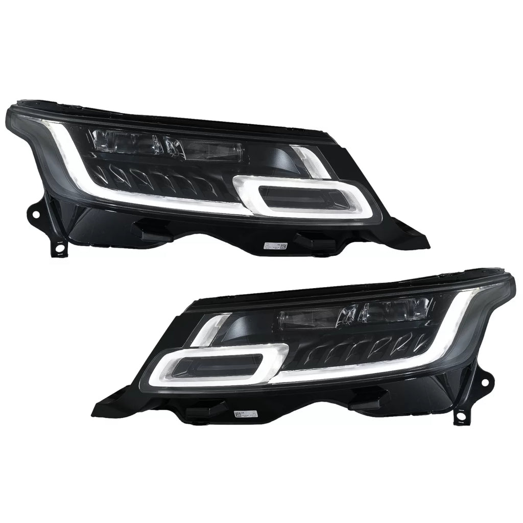 Fari anteriori LED per Range Rover Sport L494 (2013-2017) con dinamico segnale conversione a 2018 e successivi modello