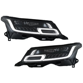 Fari anteriori LED per Range Rover Sport L494 (2013-2017) con dinamico segnale conversione a 2018 e successivi modello