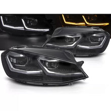 Fari anteriori LED argento SEQ DRL compatibile VW GOLF VII 17-19