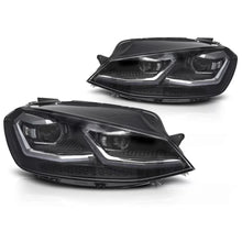 Fari anteriori LED argento SEQ DRL compatibile VW GOLF VII 17-19
