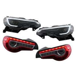 Fari anteriori LED con fanale posteriore Full LED per Toyota 86 (2012-2019) Subaru BRZ (2012-2018) Scion FR-S