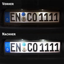 Carica l'immagine nel visualizzatore di Gallery, LED Luce targa bianco 6000K per Serie 3 BMW E46 Coupe 98-03