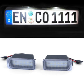 LED Luce targa bianco 6000K per Ford Fiesta 6 08-17 Focus 2 3 08-21