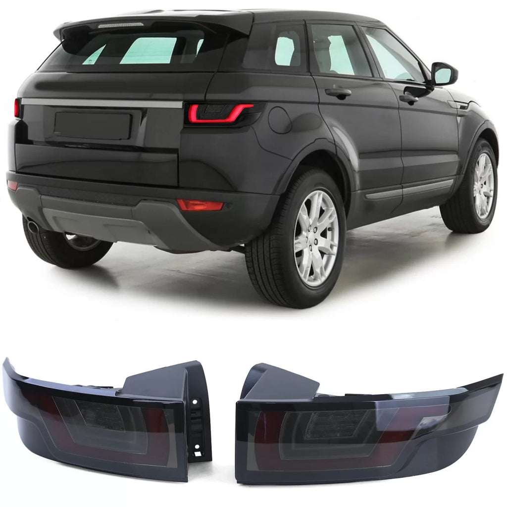LED barra luminosa Fanali posteriori neri fumé per Range Rover Evoque 11-15