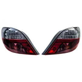 LED Rückleuchten Klarglas Rot Klar per Peugeot 207 2006-2009