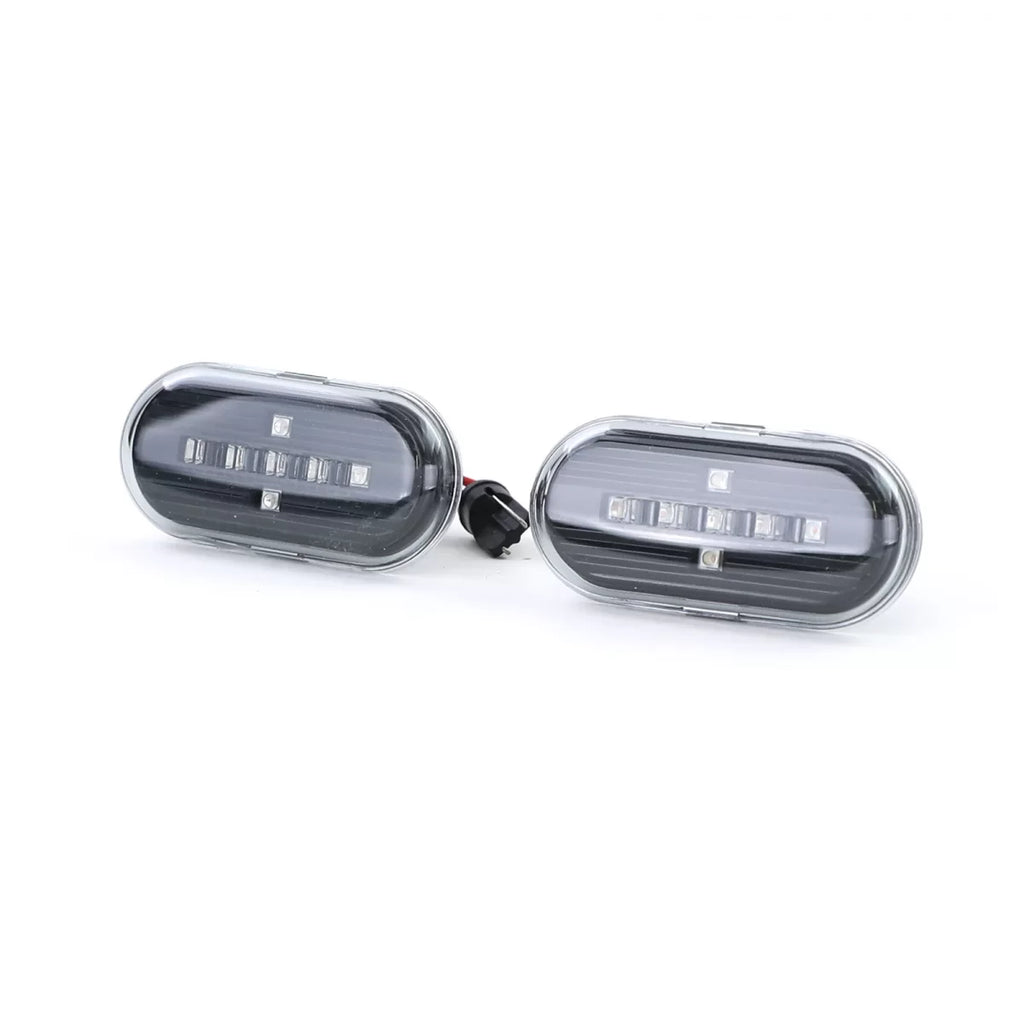 LED laterale freccia set trasparente vetro nero per Smart Fortwo 453 Coupe Cabrio da 2014