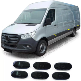 LED laterale frecce nero 6 pezzi per Mercedes Sprinter W906 06-16 907 910 da 18