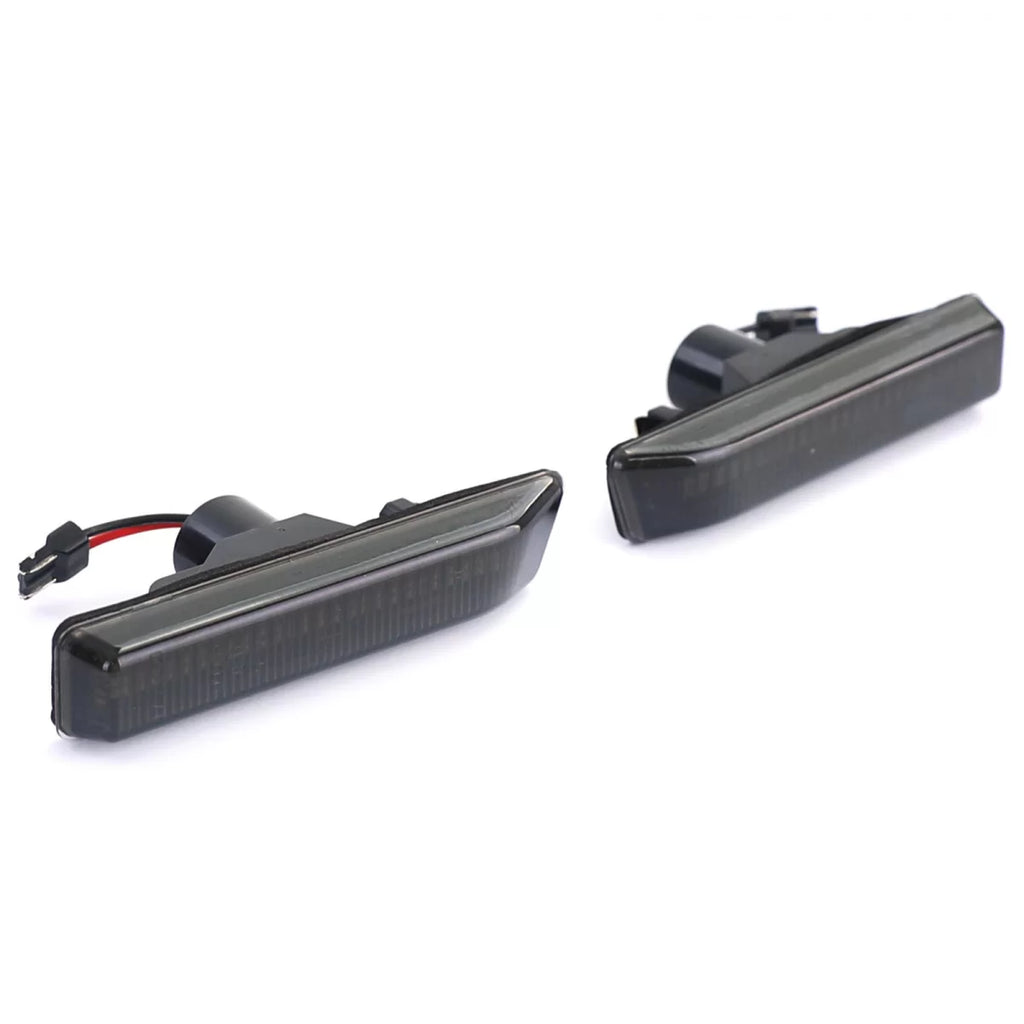 LED laterale frecce nero fumé coppia per BMW Serie 3 E36 96-00 X5 E53 00-07