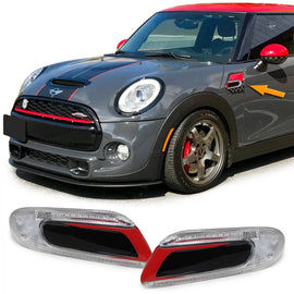 LED laterale frecce rosso nero per Mini un Cooper S F55 F56 F57 2014-2021