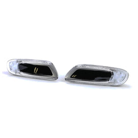 LED laterale frecce argento nero per Mini un Cooper S F55 F56 F57 2014-2021