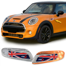 LED laterale frecce Union Jack rosso blu per Mini un Cooper S F55 F56 F57 2014-21