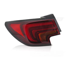 LED Fanale posteriore rosso fumé lato sinistro TYC compatibile OPEL ASTRA K 15-19 HB