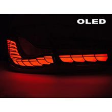 Set fanali posteriori LED per BMW Serie 3 F30 berlina 2011-2018, rosso base, sinistro e destro