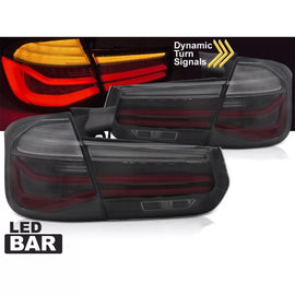 Set fanali posteriori LED per BMW Serie 3 F31 Touring 2011-2018 con dinamico frecce, fumé base, sinistro e destro