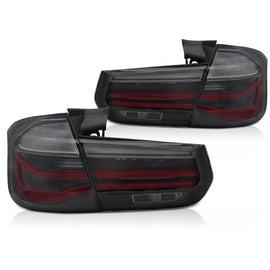 Set fanali posteriori LED per BMW Serie 3 F31 Touring 2011-2018 con dinamico frecce, fumé base, sinistro e destro