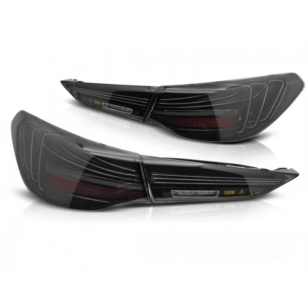 Set fanali posteriori LED per BMW Serie 4 G22 coupe, G23 cabriolet dal 2020, con fumé base, sinistro e destro