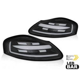 Set fanali posteriori LED per Porsche Boxster 986 1996-2004, nero base, sinistro e destro