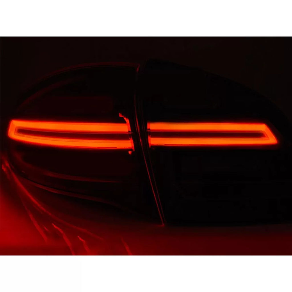 Set fanali posteriori LED per Porsche Cayenne 2010-2015, nero base, sinistro e destro