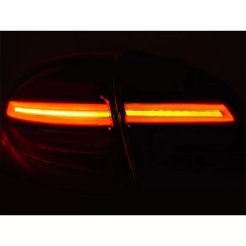 Set fanali posteriori LED per Porsche Cayenne 2010-2015, rosso fumé base, sinistro e destro