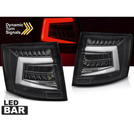 Set fanali posteriori LED per Skoda Octavia Combi 2016-2020, per il modello con di serie LED Fanali posteriori, con nero