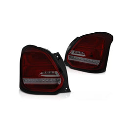 Set fanali posteriori LED per Suzuki Swift dal 2017, fumé rosso, sinistro e destro